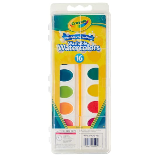 12 Pack: Crayola&#xAE; Watercolors Pan Set
